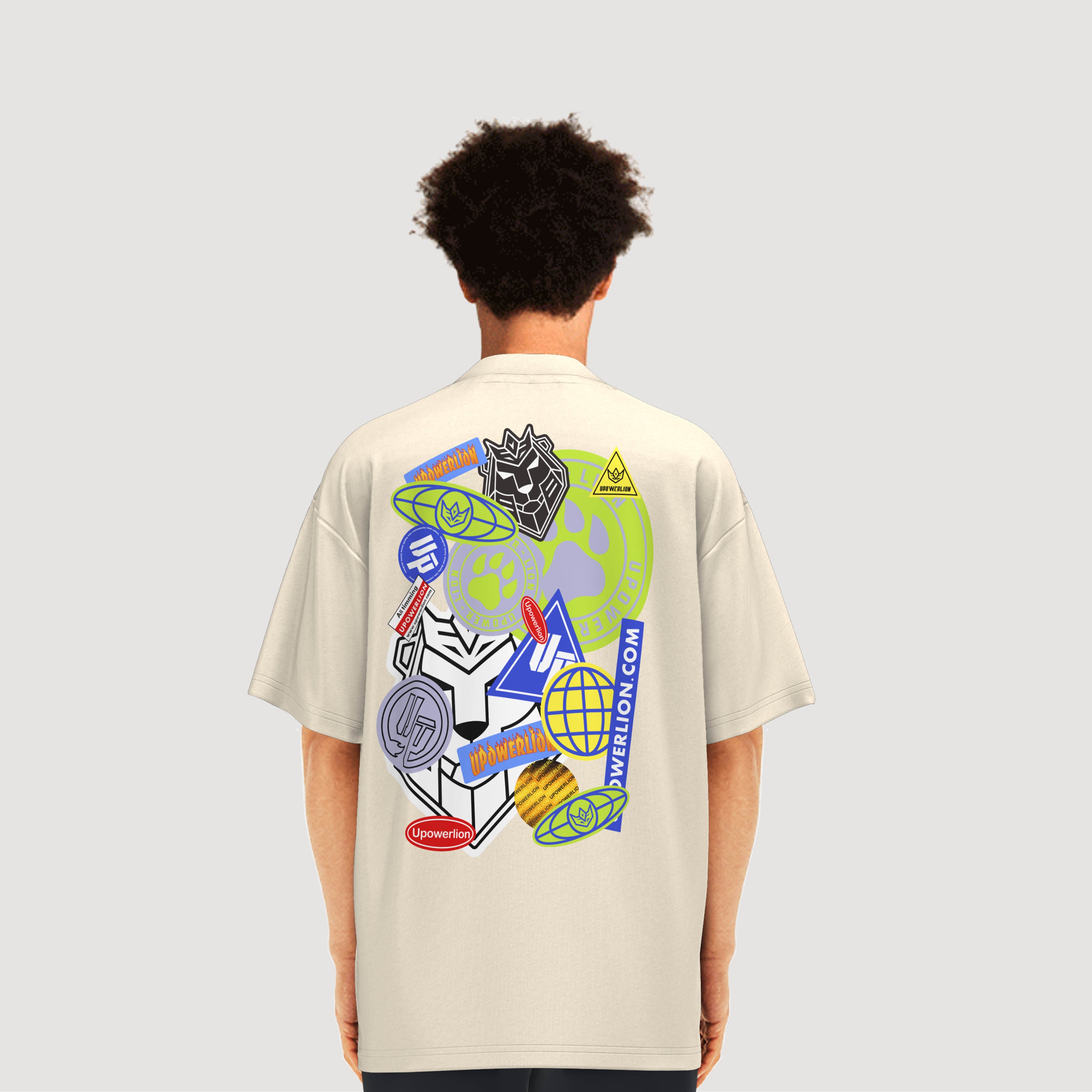 Men's Graffiti Pattern Tee