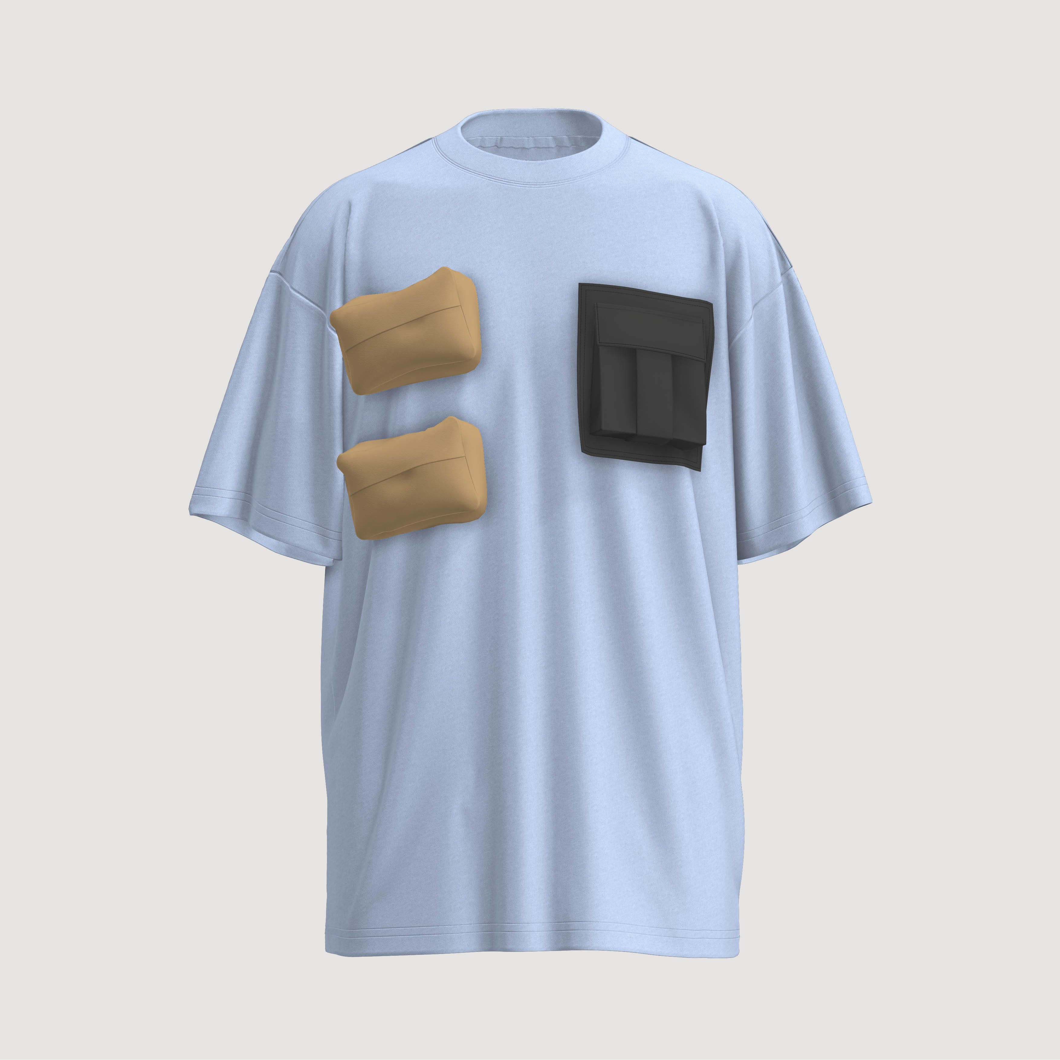 Bag Pocket Short Sleeves